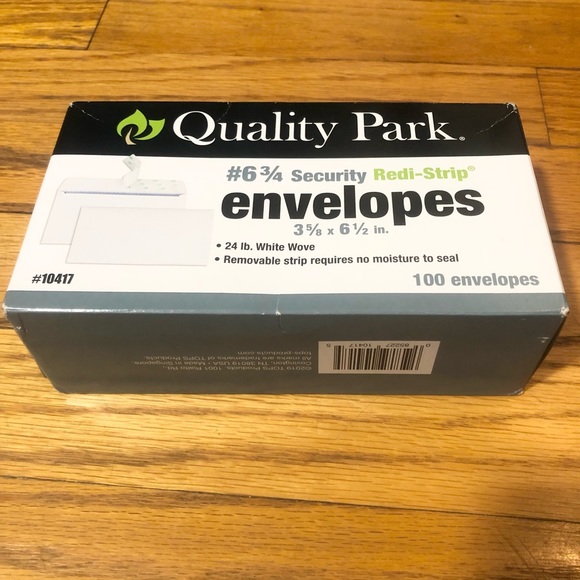 Quality Park #6 3/4 Security Redi-Strip Envelopes - Picture 5 of 5